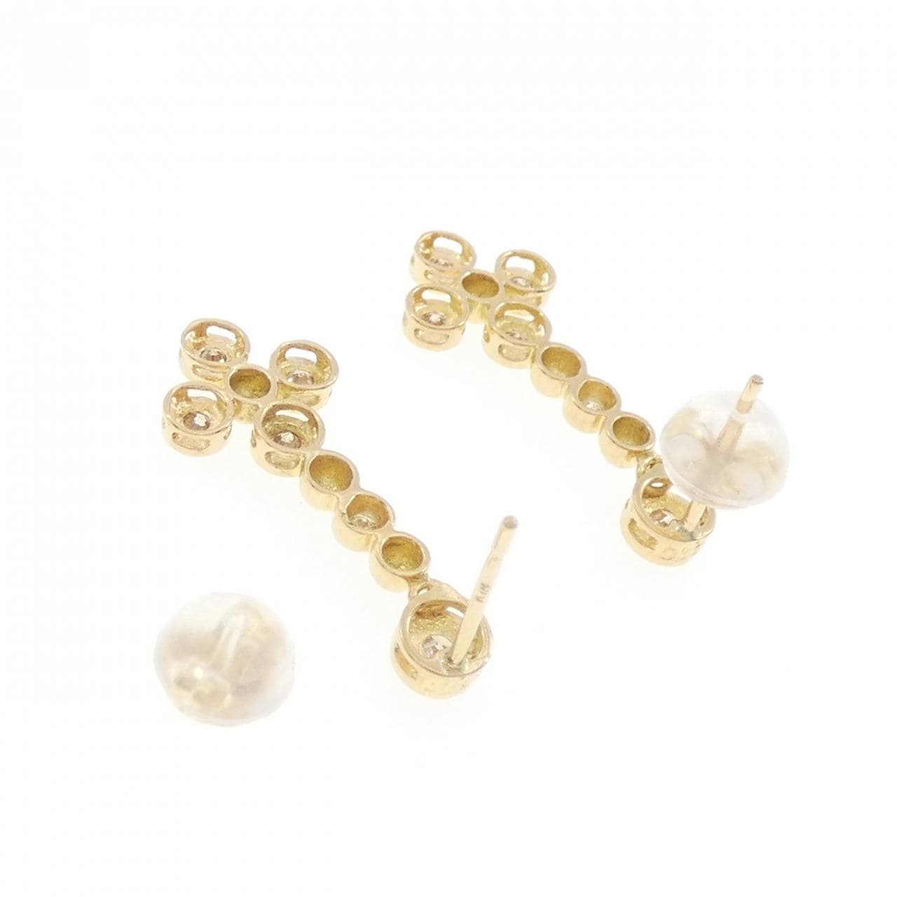 K18YG ダイヤモンド ピアス 0.20CT