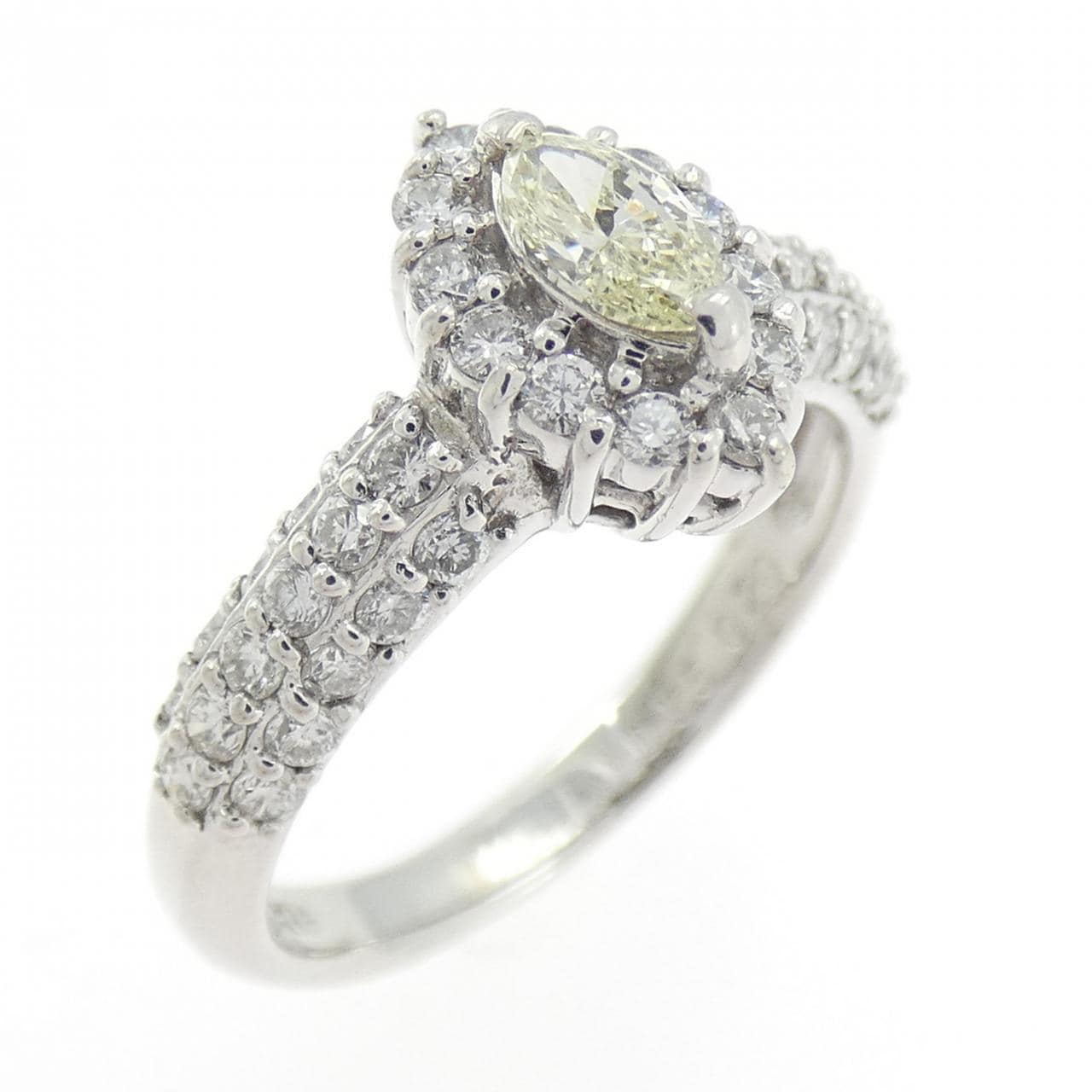 K18WG ダイヤモンド リング 0.20CT