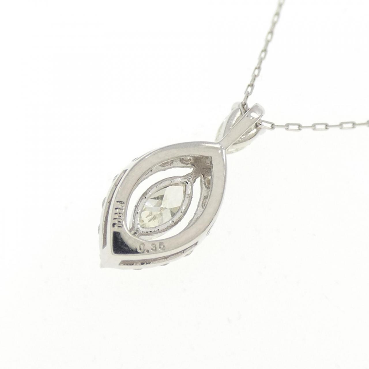 [新品] PT900/PT850钻石项链 0.35CT