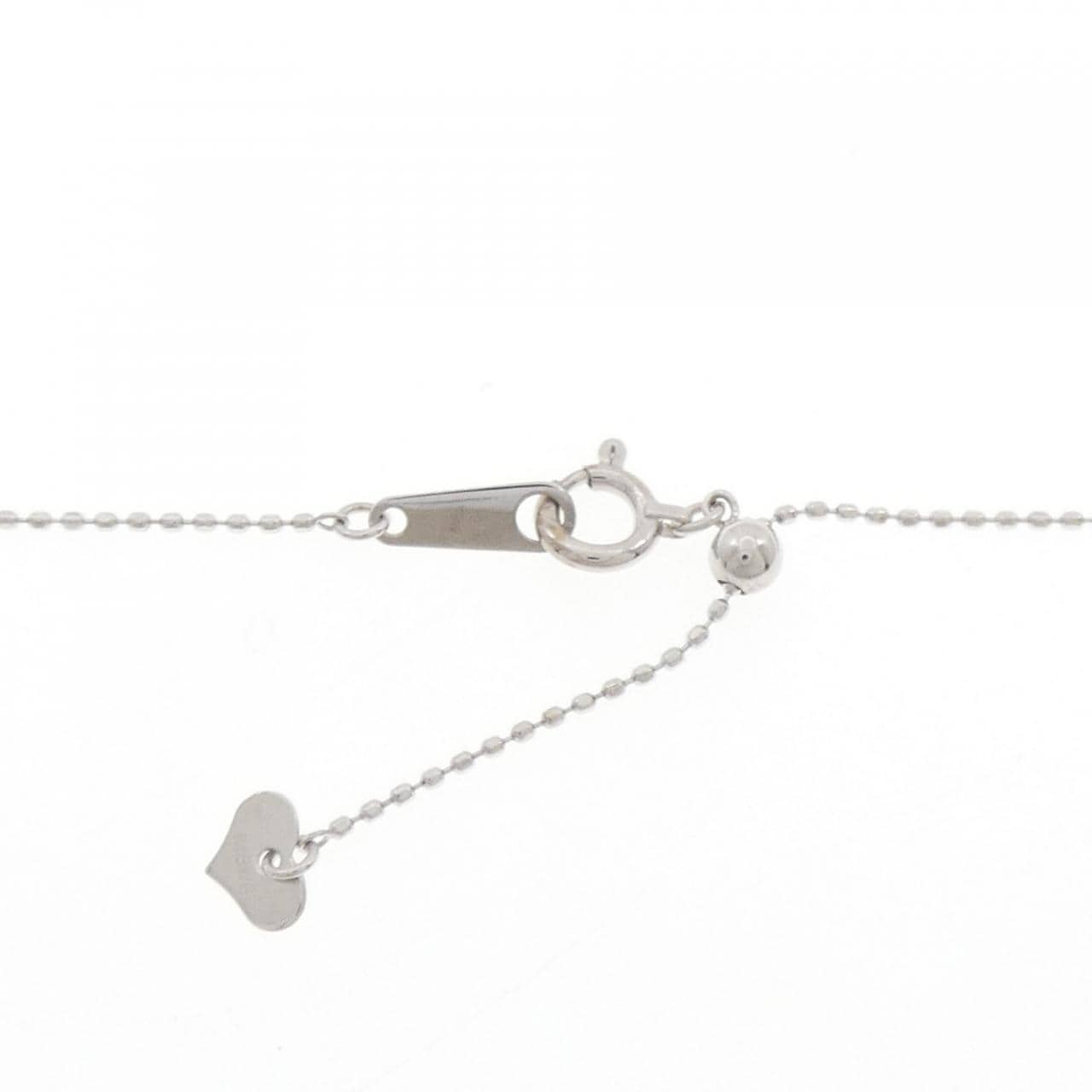 K18WG クロス ダイヤモンド ネックレス 1.20CT