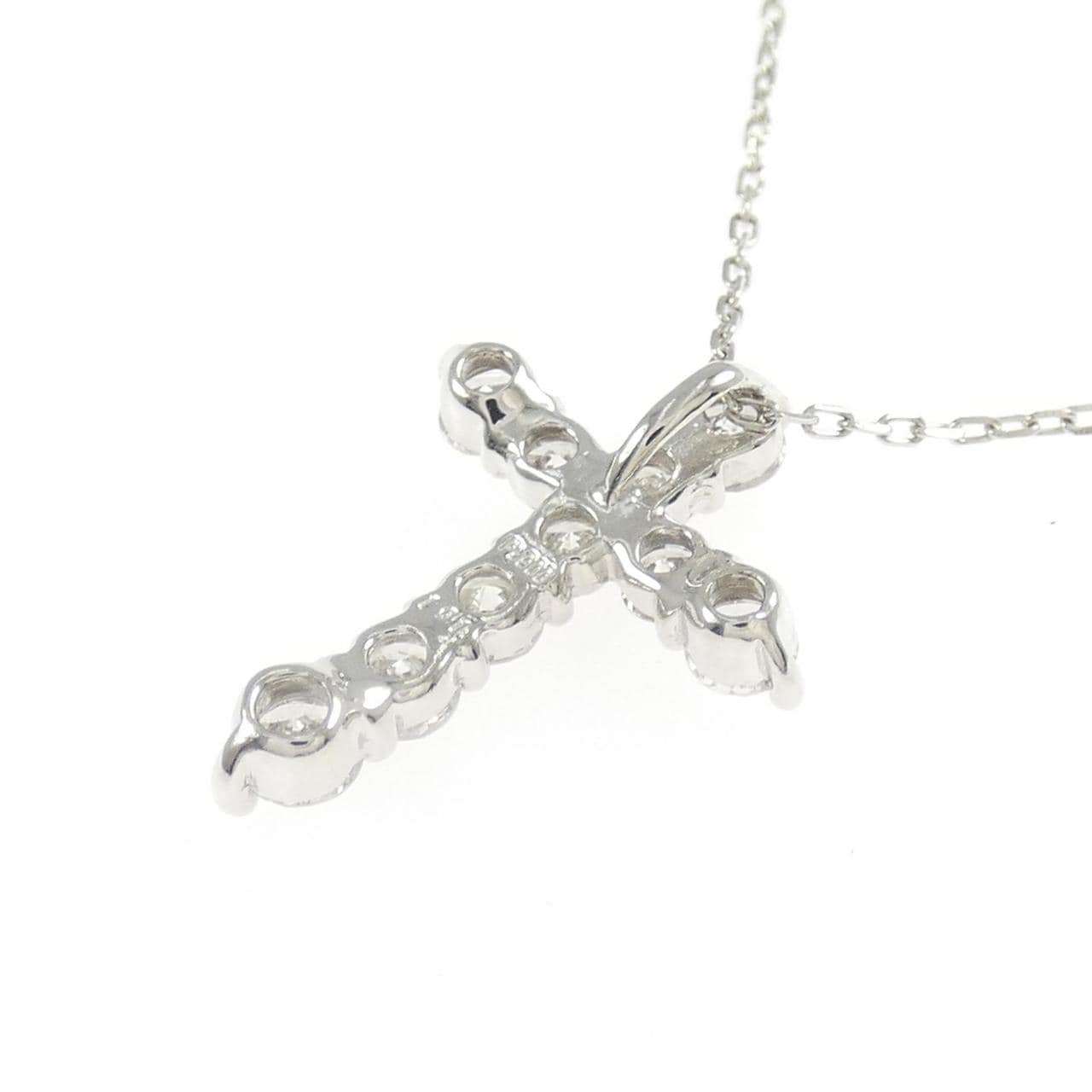 PT900/PT850 クロス ダイヤモンド ネックレス 1.01CT