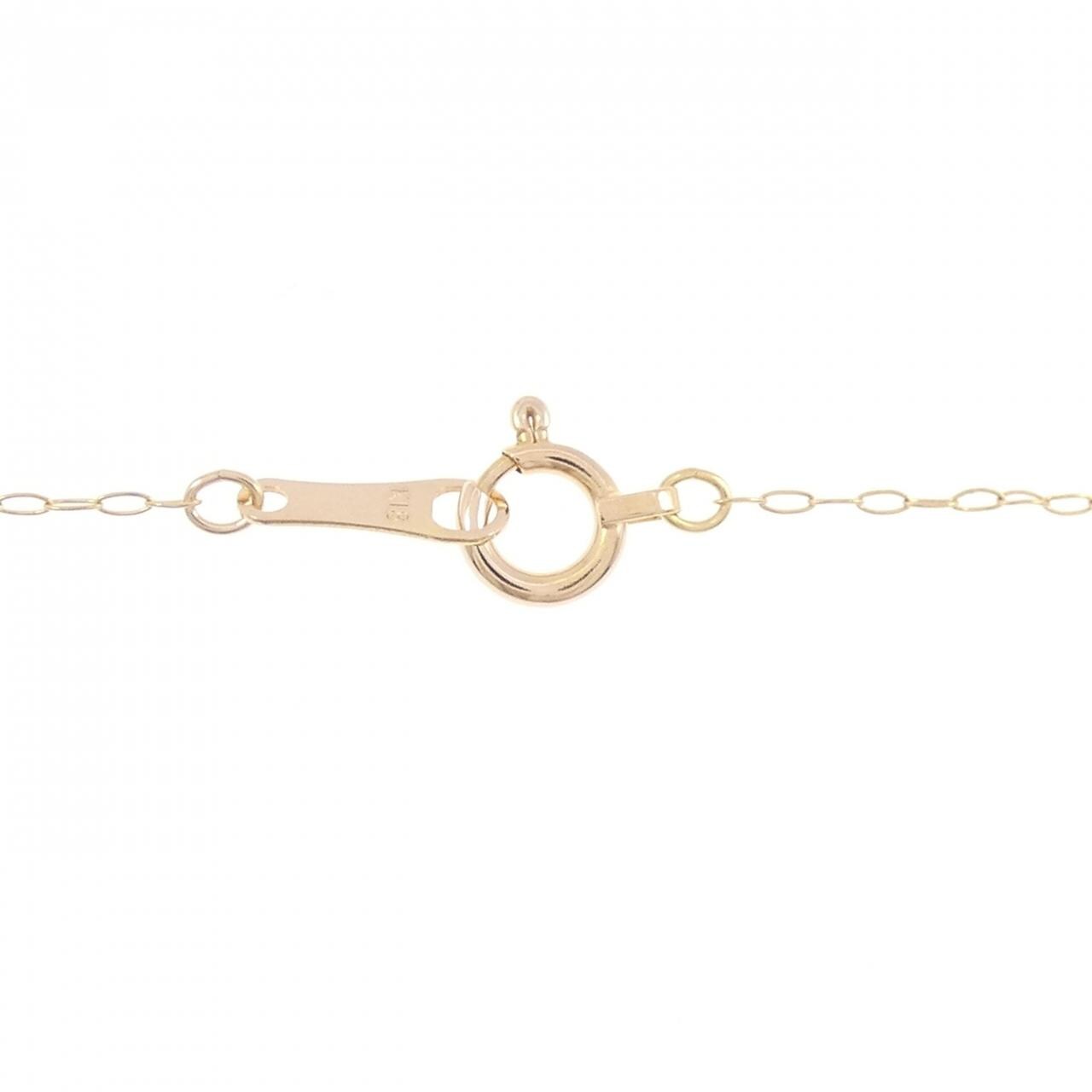 K18PG ダイヤモンド ネックレス 0.30CT