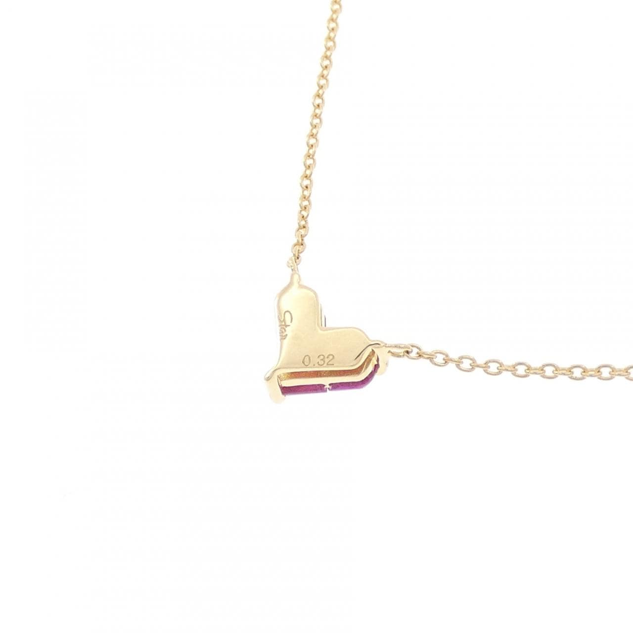 スタージュエリー ミステリアスハート ネックレス 0.32CT