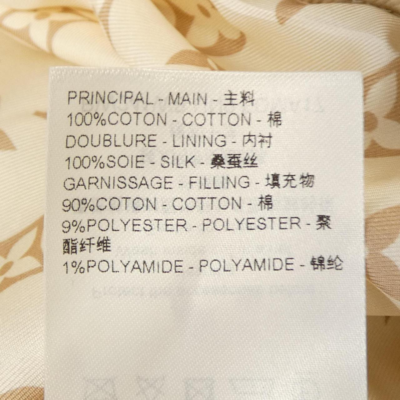 ルイヴィトン LOUIS VUITTON オーバサイズディテール ギャバジンコート FQMA17UN9 コート