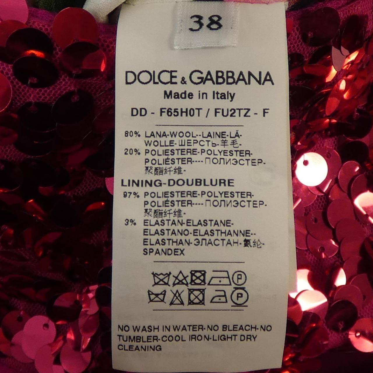 ドルチェアンドガッバーナ DOLCE&GABBANA F65H0T/FU2TZ ワンピース