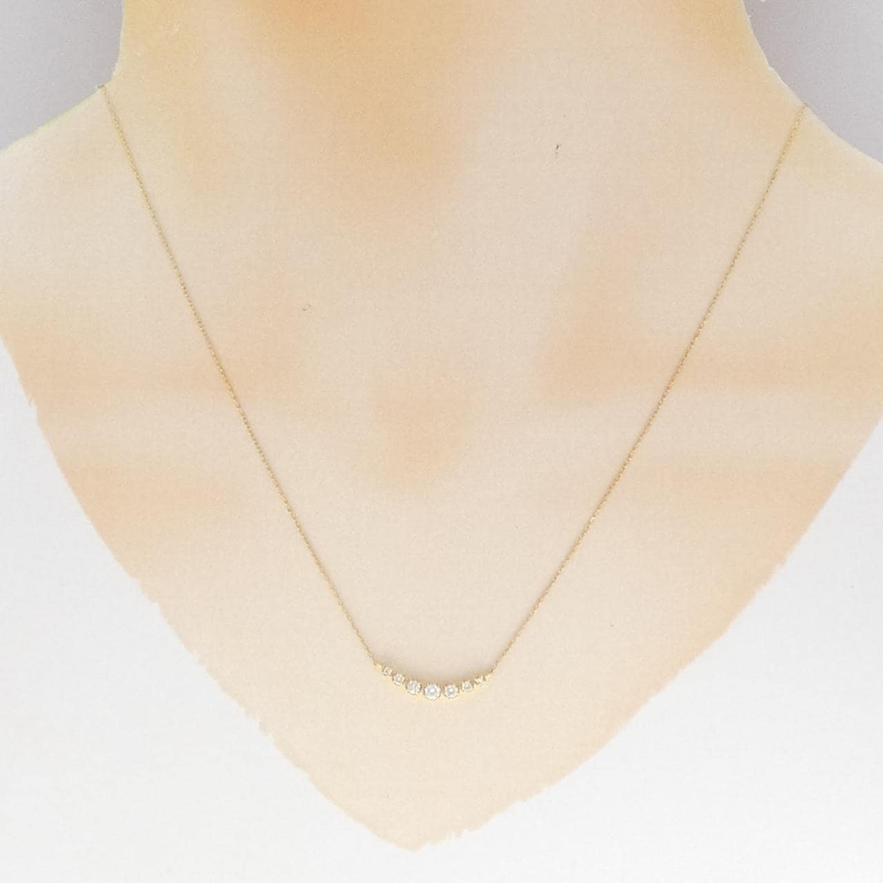 K18YG ダイヤモンド ネックレス 0.20CT
