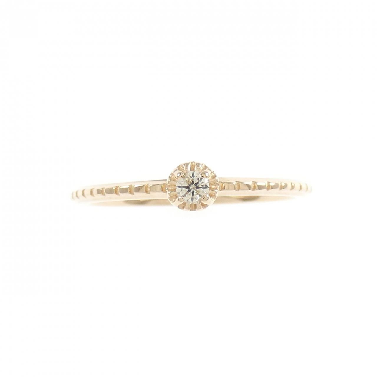 アガット ダイヤモンド リング 0.03CT
