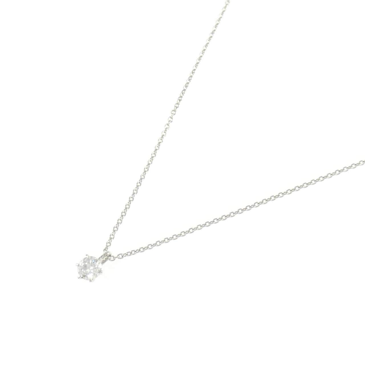 【リメイク】PT900/PT850 ダイヤモンド ネックレス 0.221CT E SI2 EXT H&C