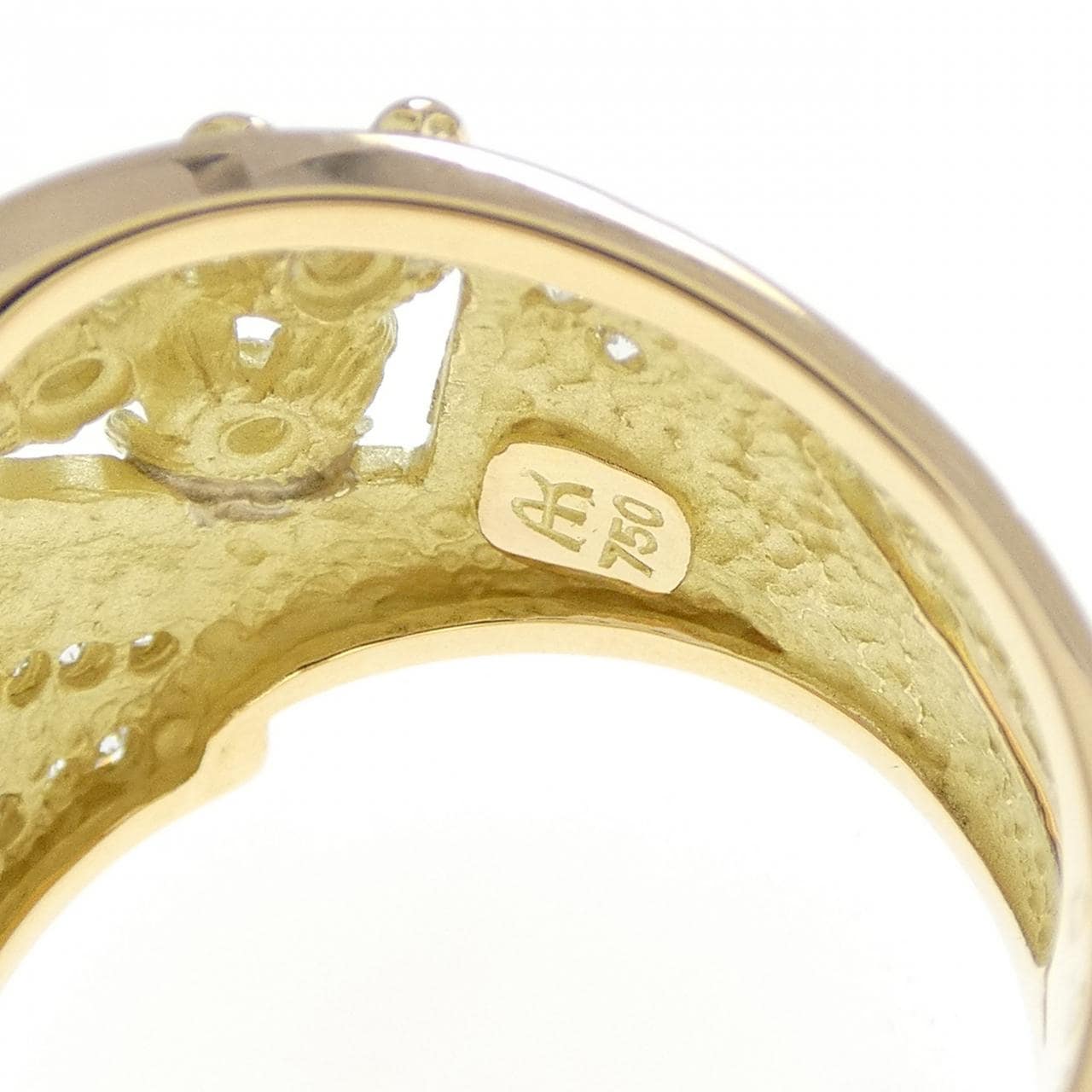 イケダケイコ フラワー ダイヤモンド リング 0.32CT