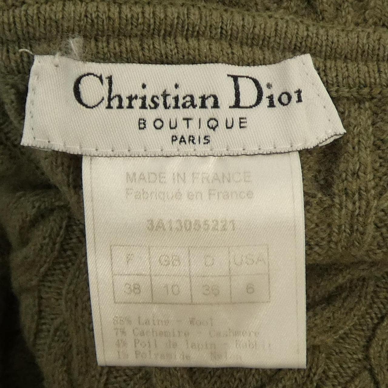【ヴィンテージ】クリスチャンディオール CHRISTIAN DIOR 3A13055221 ニット