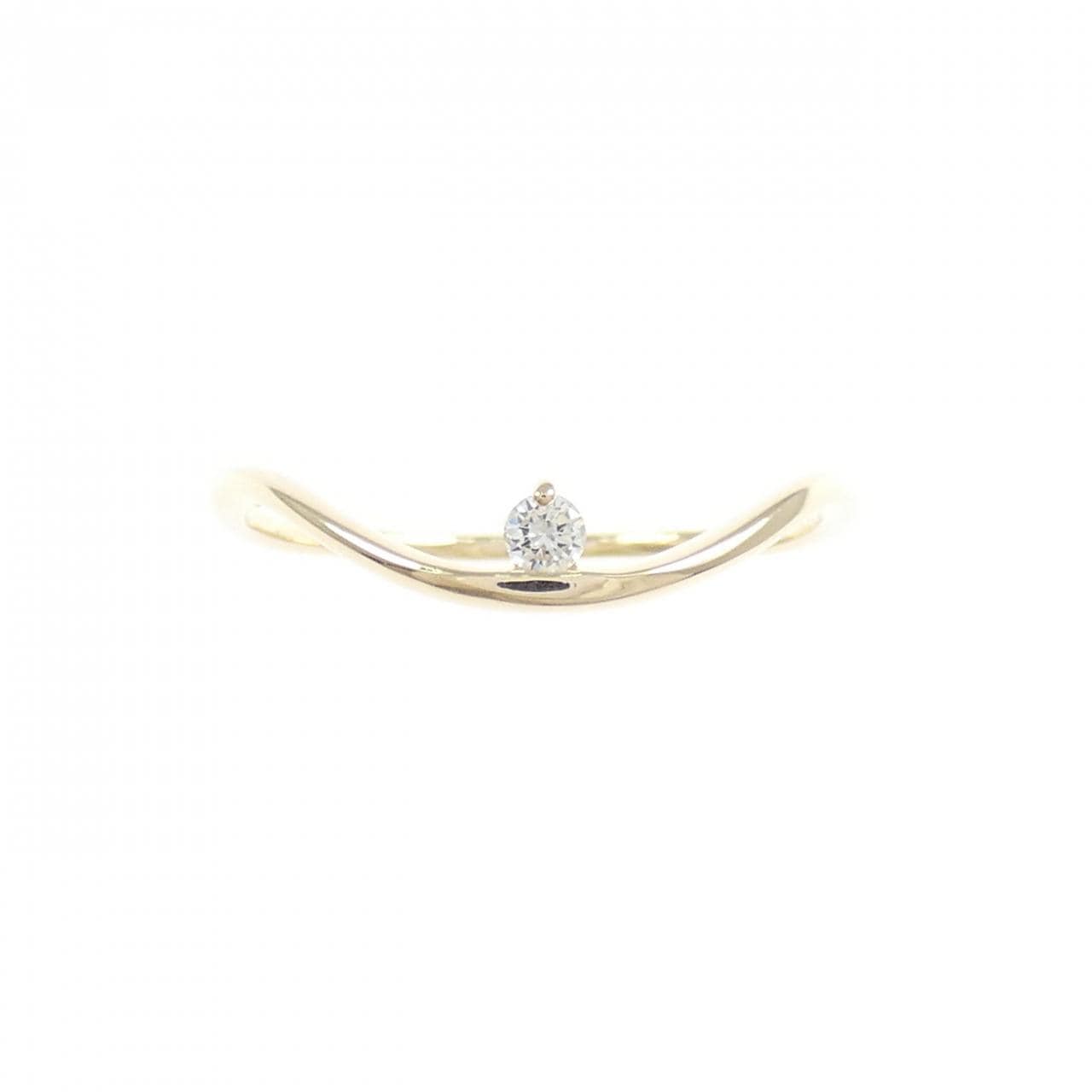 【リメイク】K10YG ダイヤモンド リング 0.03CT