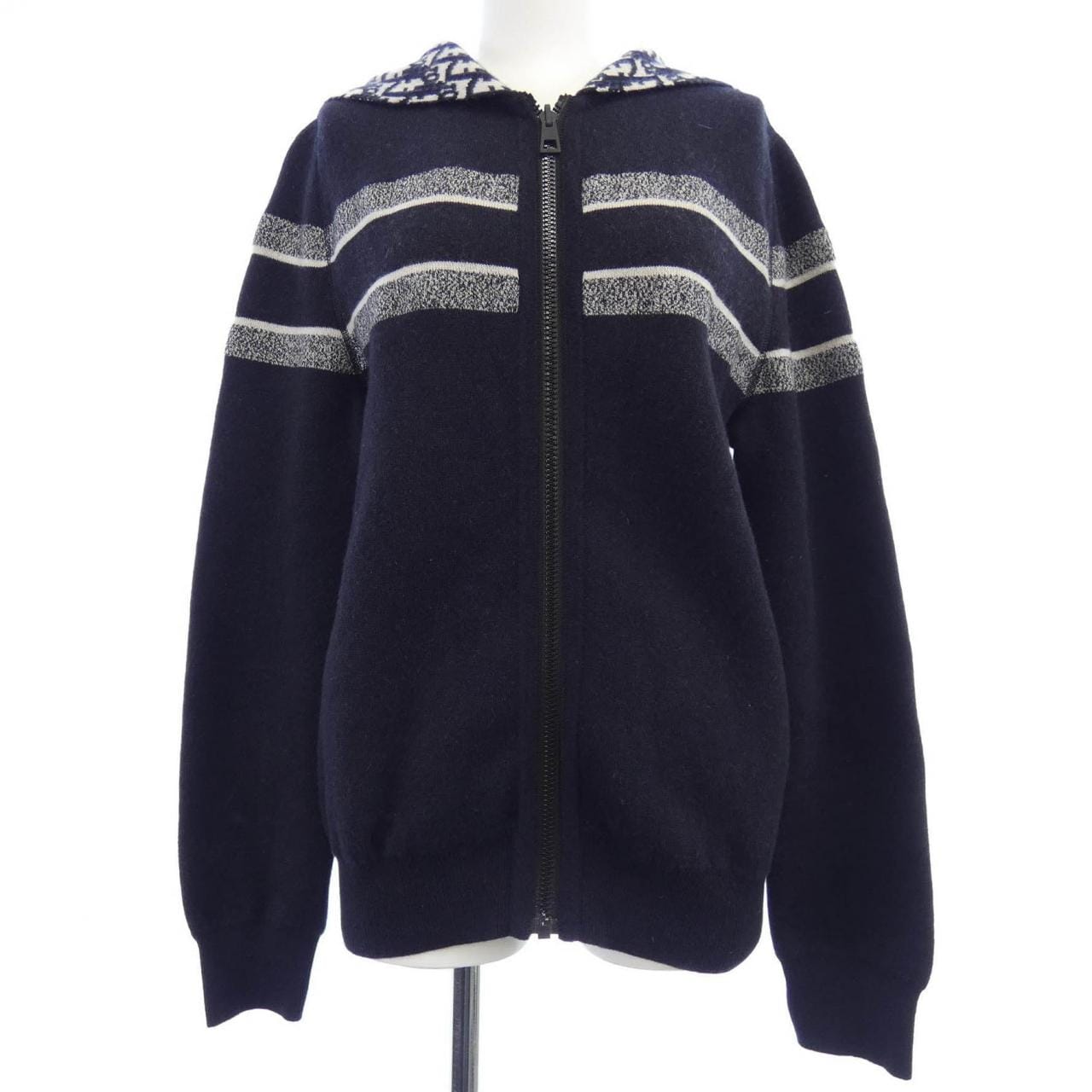 クリスチャンディオール CHRISTIAN DIOR ディオール オブリーク テクニカル カシミヤ 054G12AM055 パーカー