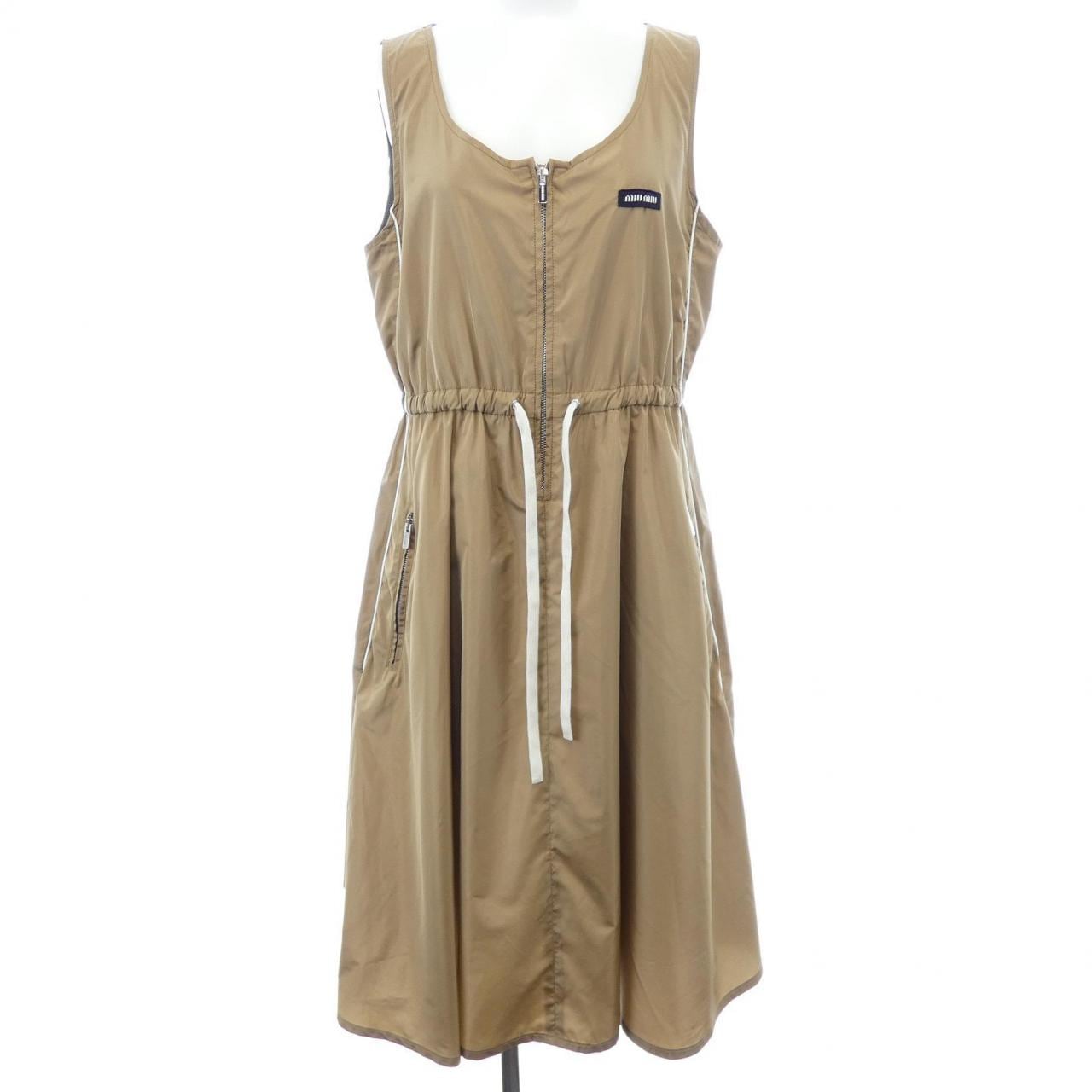 ミュウミュウ MIU MIU テクニカルシルクドレス MF5873 SOOO 121G ワンピース