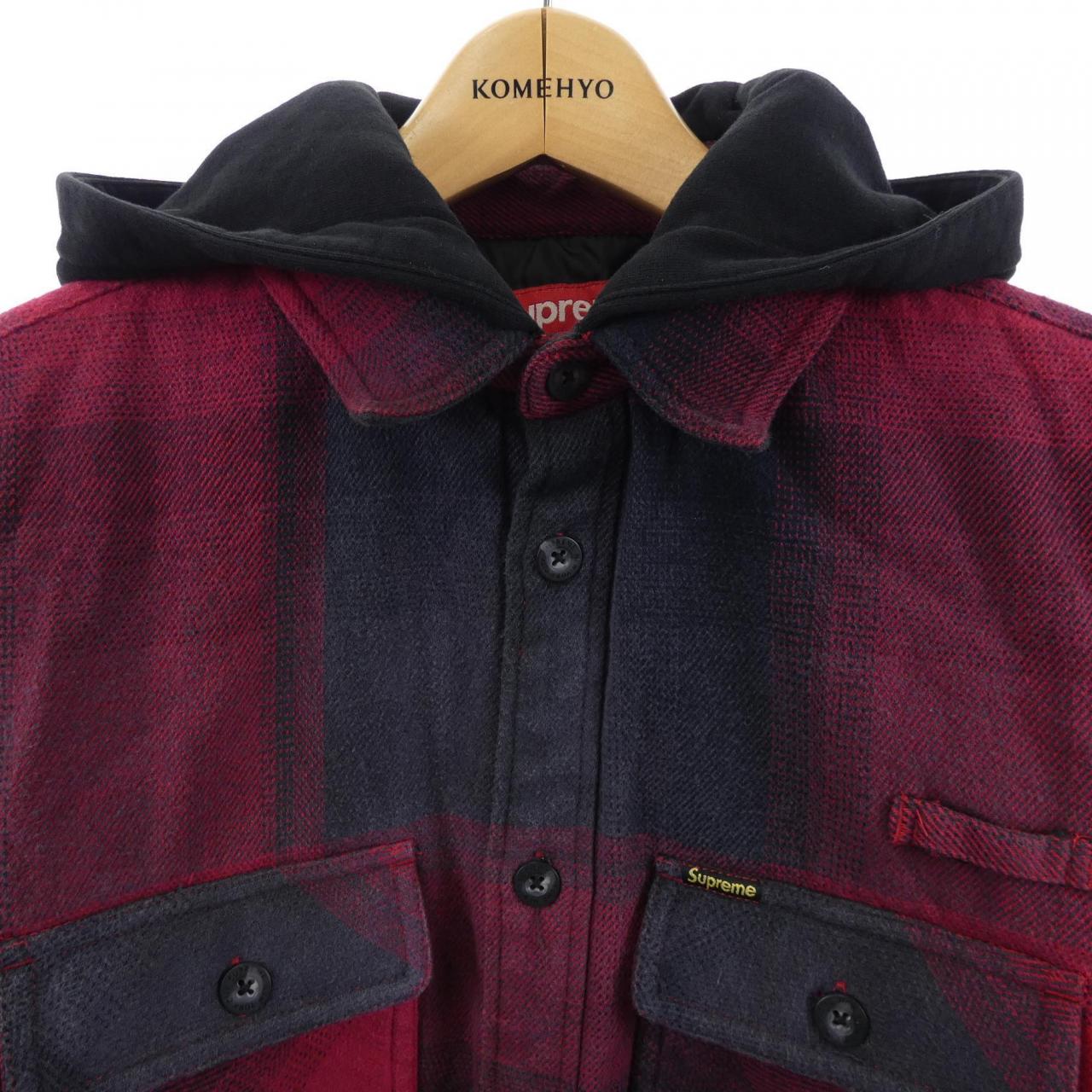 シュプリーム SUPREME Quilted Lined Hooded シャツ