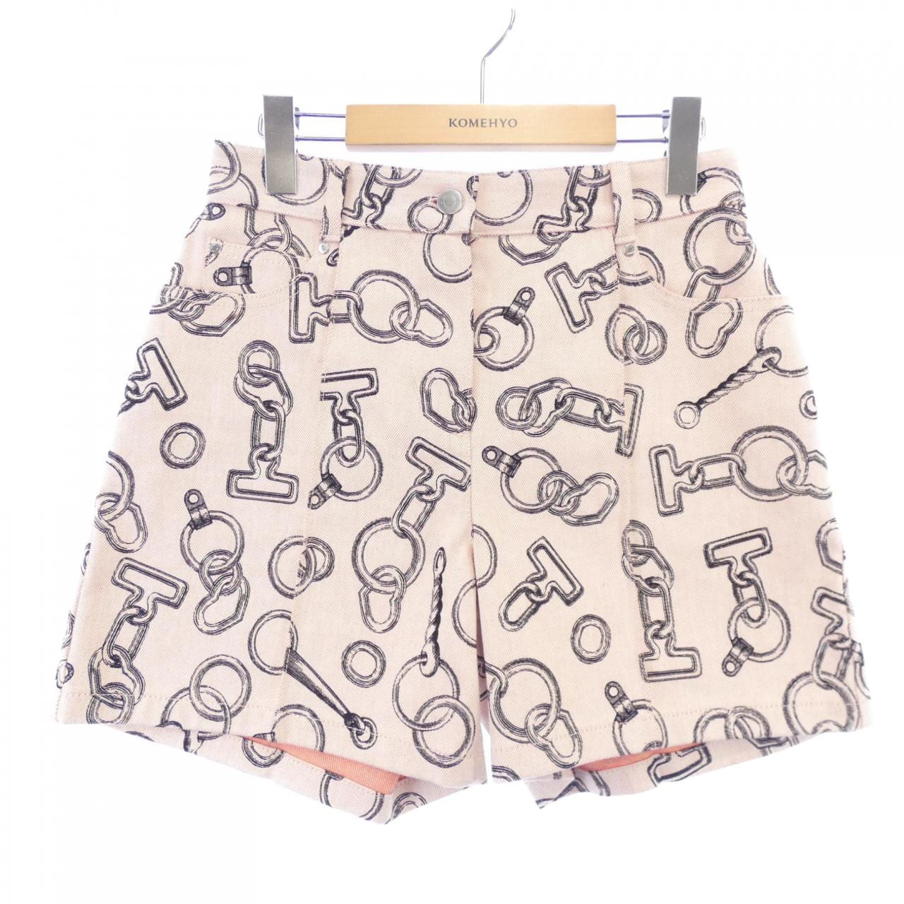 エルメス HERMES カレイドスコープエフェクトフィネス クルードセル カルトゥッシュ 4H0462DD ショートパンツ