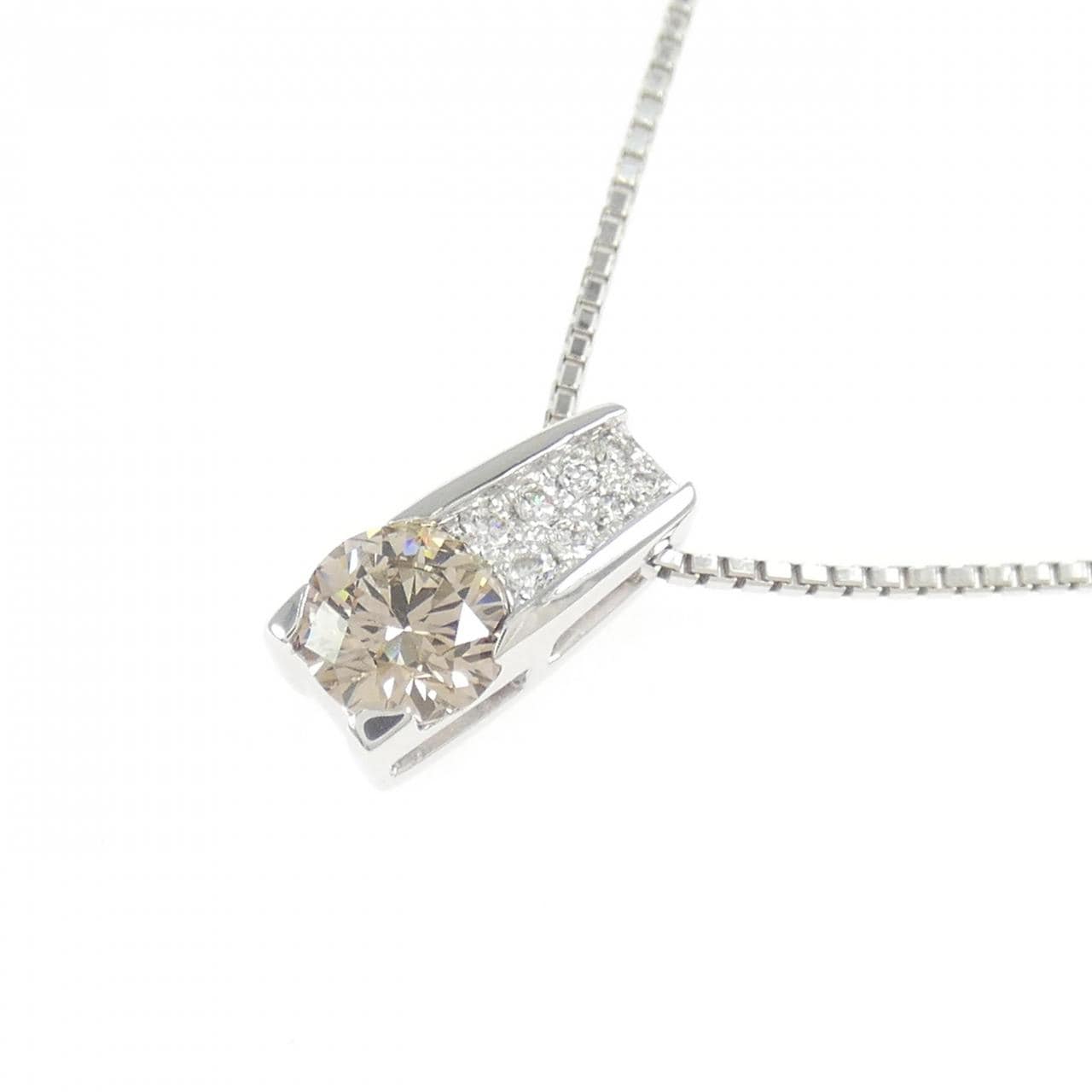 K18WG ダイヤモンド ネックレス 0.530CT