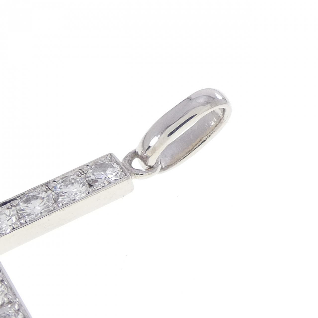 PT900 クロス ダイヤモンド ペンダント 1.42CT
