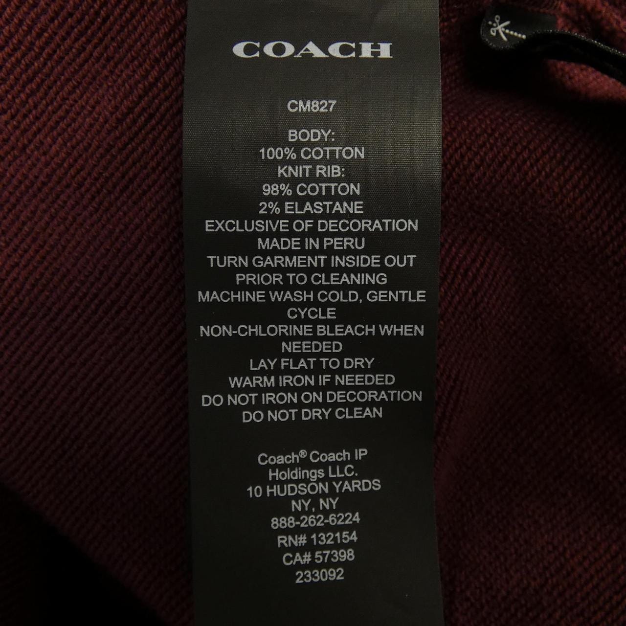 コーチ COACH CM827 カーディガン