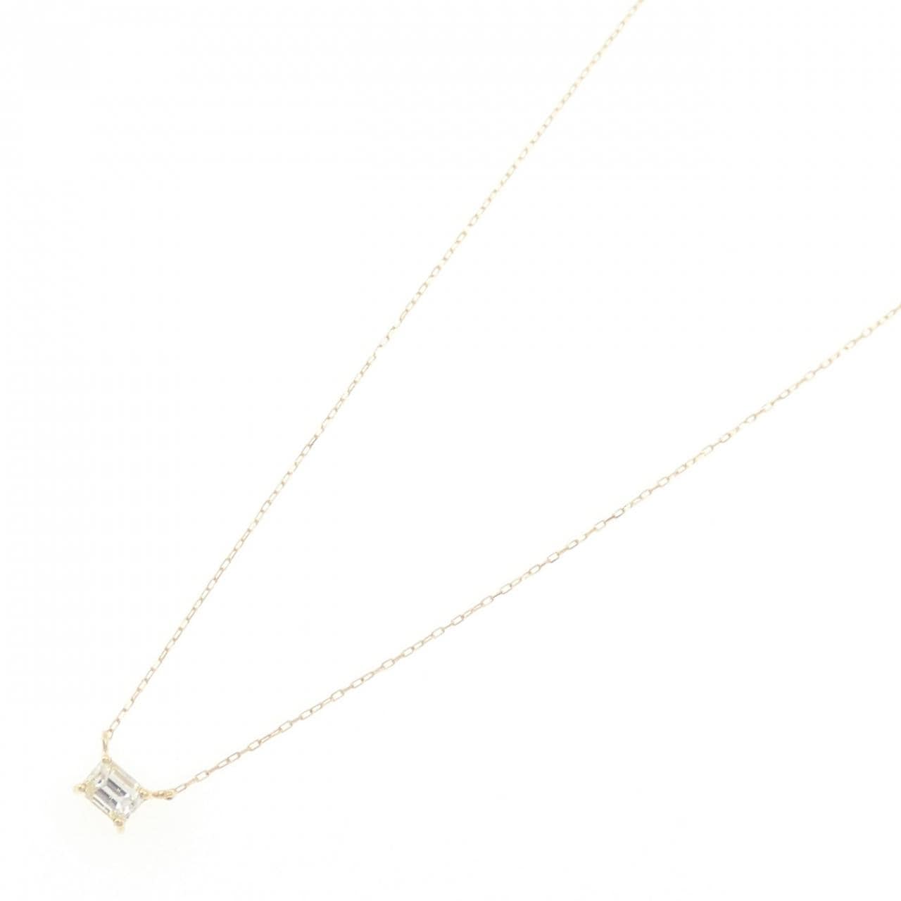 K18YG ダイヤモンド ネックレス 0.22CT