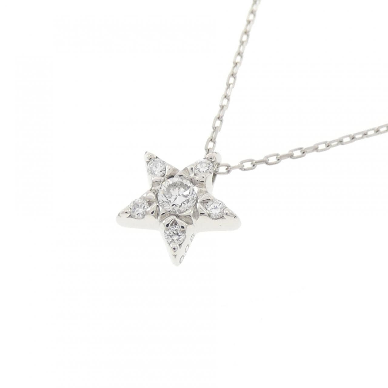 スタージュエリー ダイヤモンド ネックレス 0.08CT
