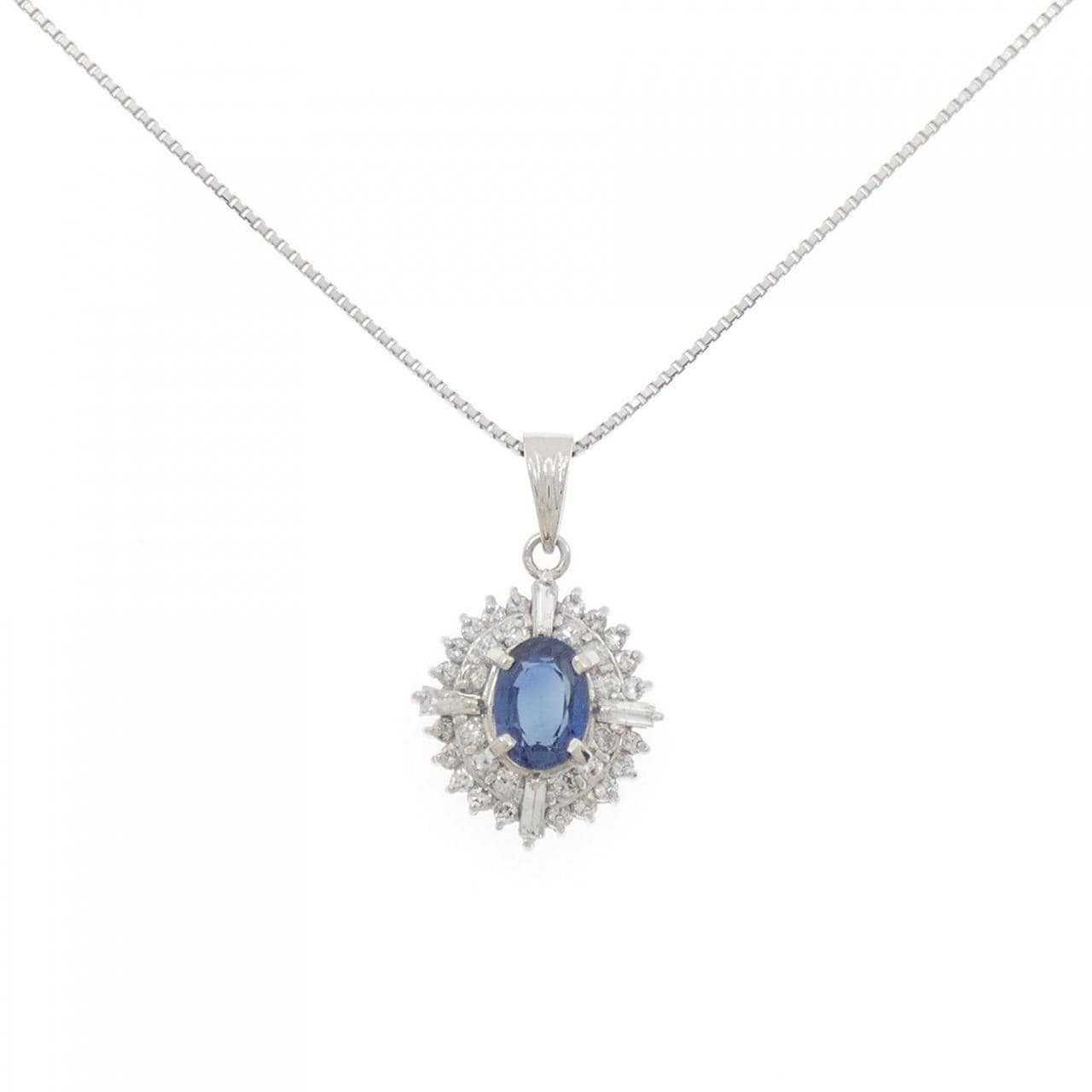 PT900/PT850 サファイヤ ネックレス 1.06CT