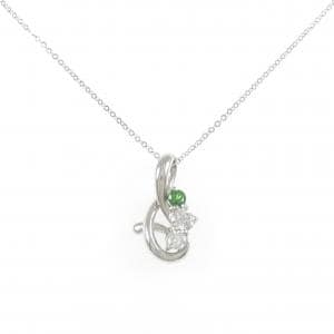 PT900/PT950 グリーンガーネット ネックレス