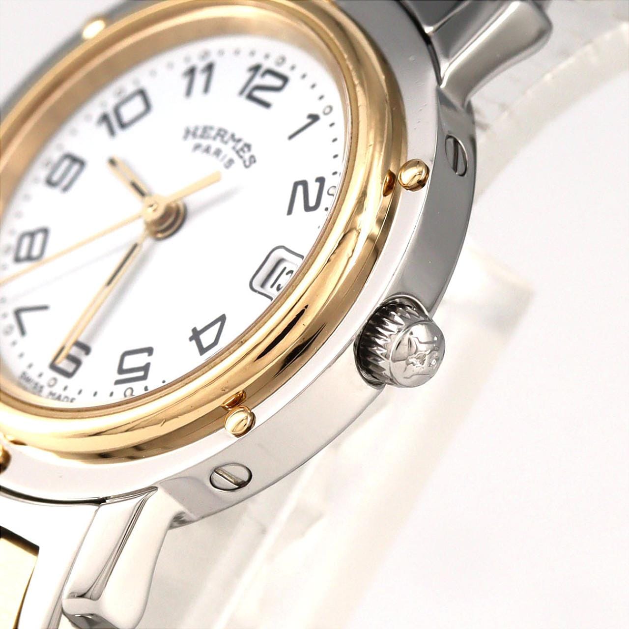 エルメス クリッパー コンビ CL4.220 SSxGP クォーツ