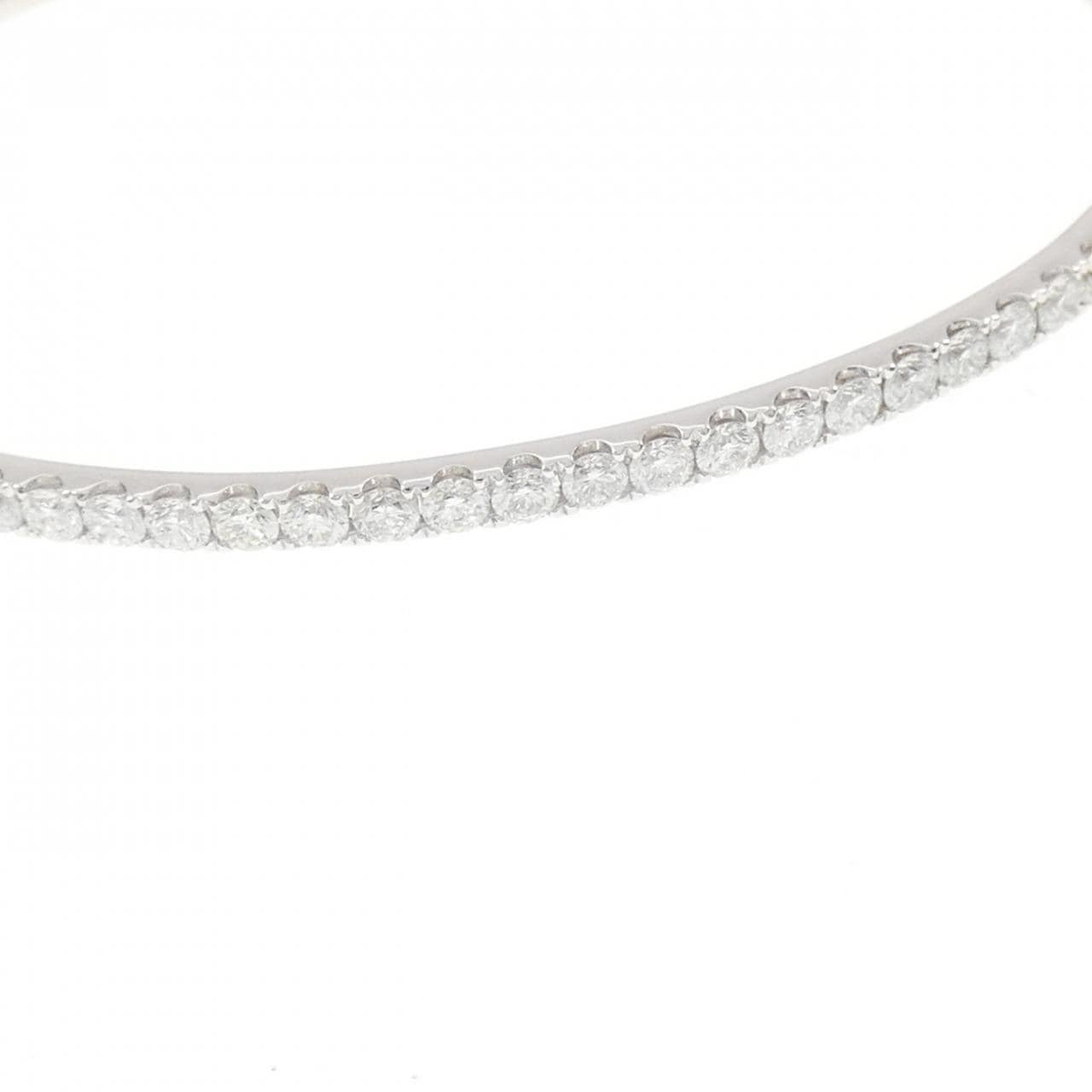 K18WG ダイヤモンド バングル 1.50CT
