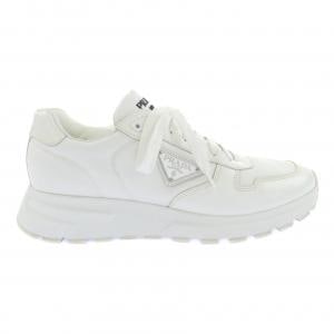 プラダ PRADA ブラッシュドレザースニーカ- 2EE369 トライアングルロゴ スニーカー
