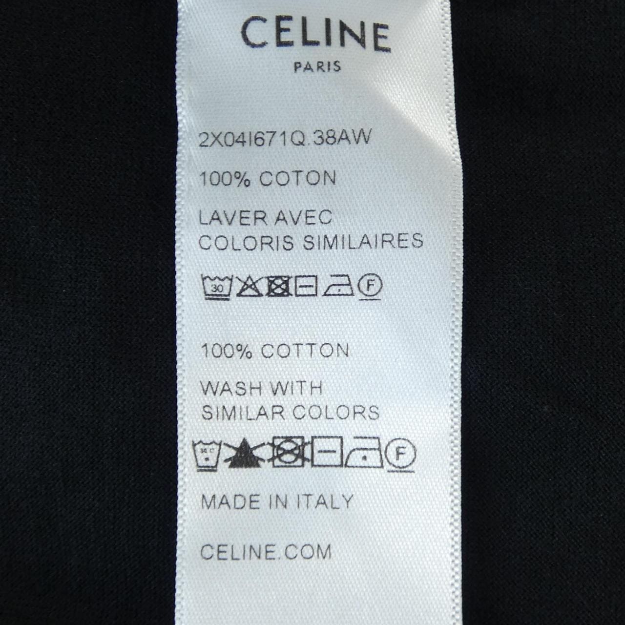 セリーヌ CELINE トリオンフ ルーズTシャツ 2X04I671Q Tシャツ