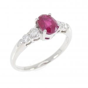 PT900 ルビー リング 1.03CT