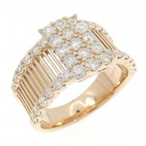 K18PG ダイヤモンド リング 1.10CT