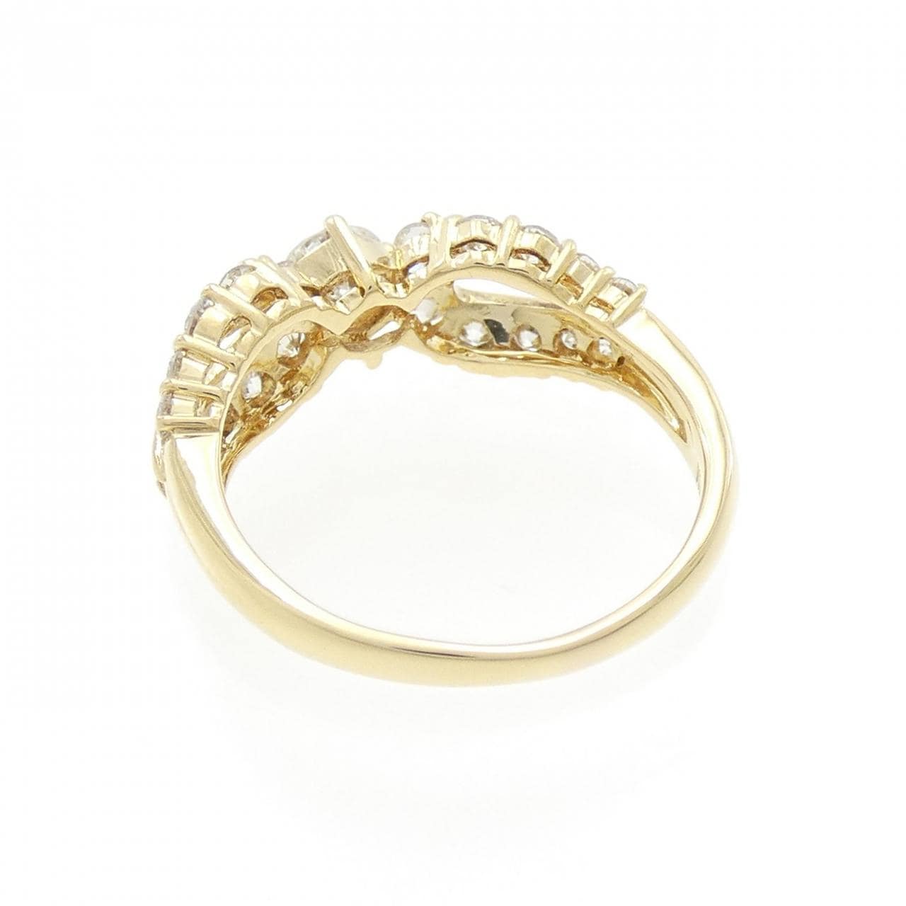 K18YG ダイヤモンド リング 0.36CT