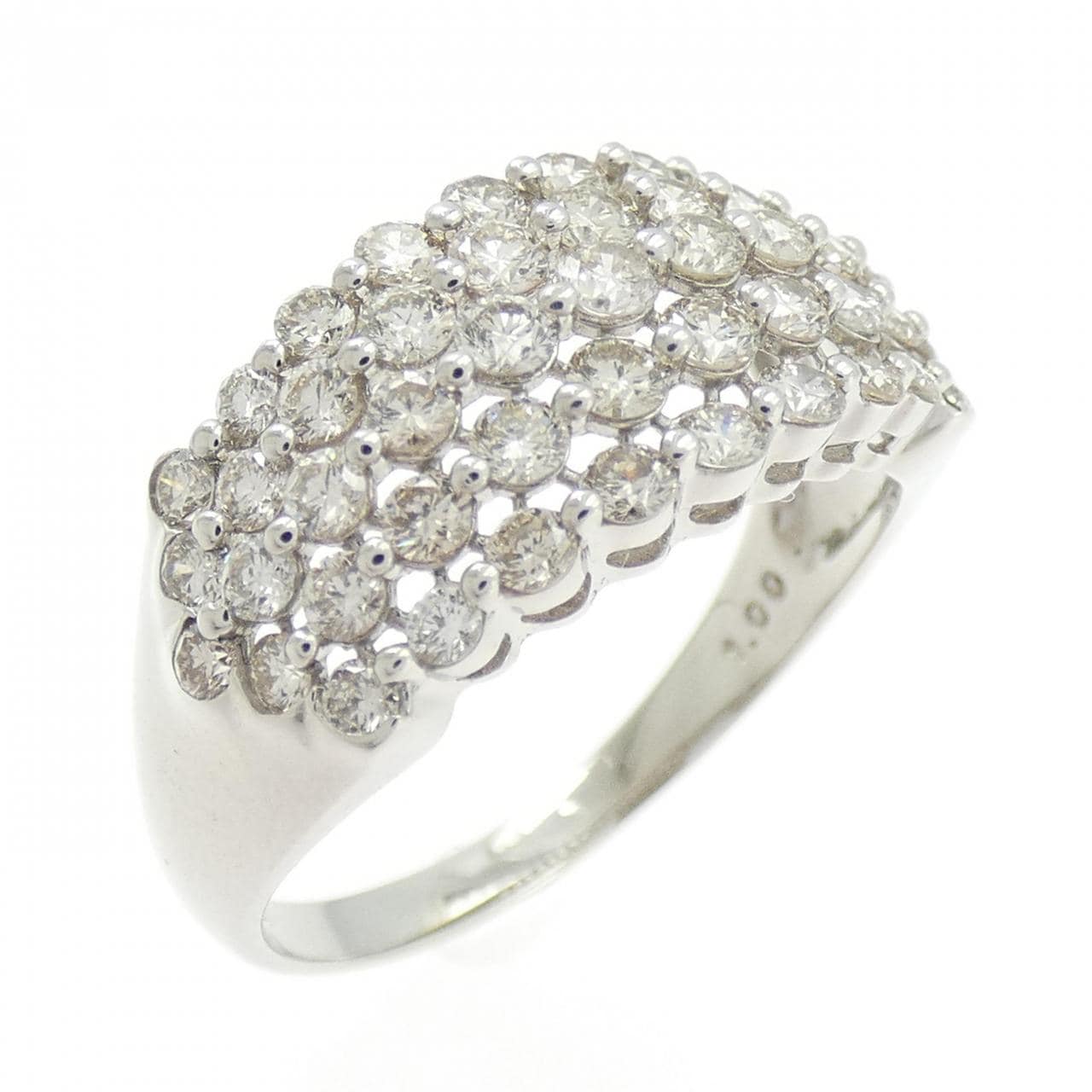 PT950 ダイヤモンド リング 1.00CT