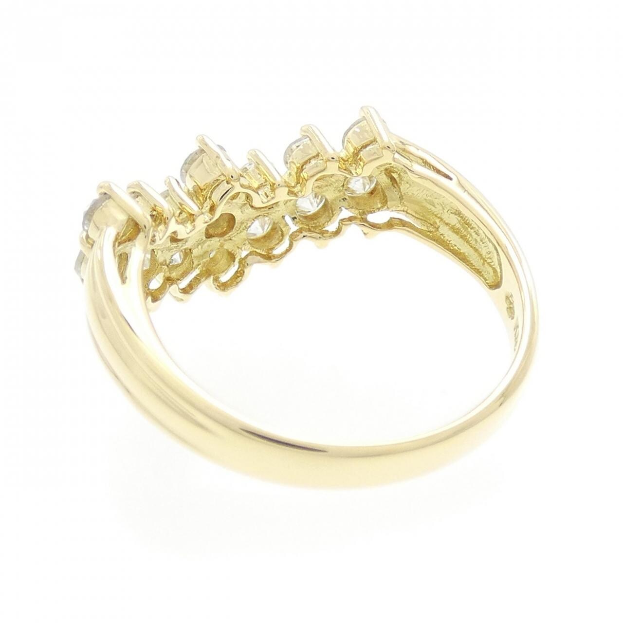 K18YG ダイヤモンド リング 1.06CT