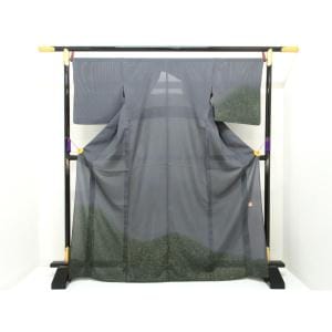 単衣　駒絽訪問着【二代目久保田一竹】