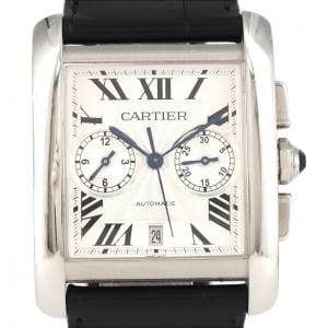 【ノーメンテナンス特価】カルティエ タンクMCクロノグラフLM W5330007 SS 自動巻