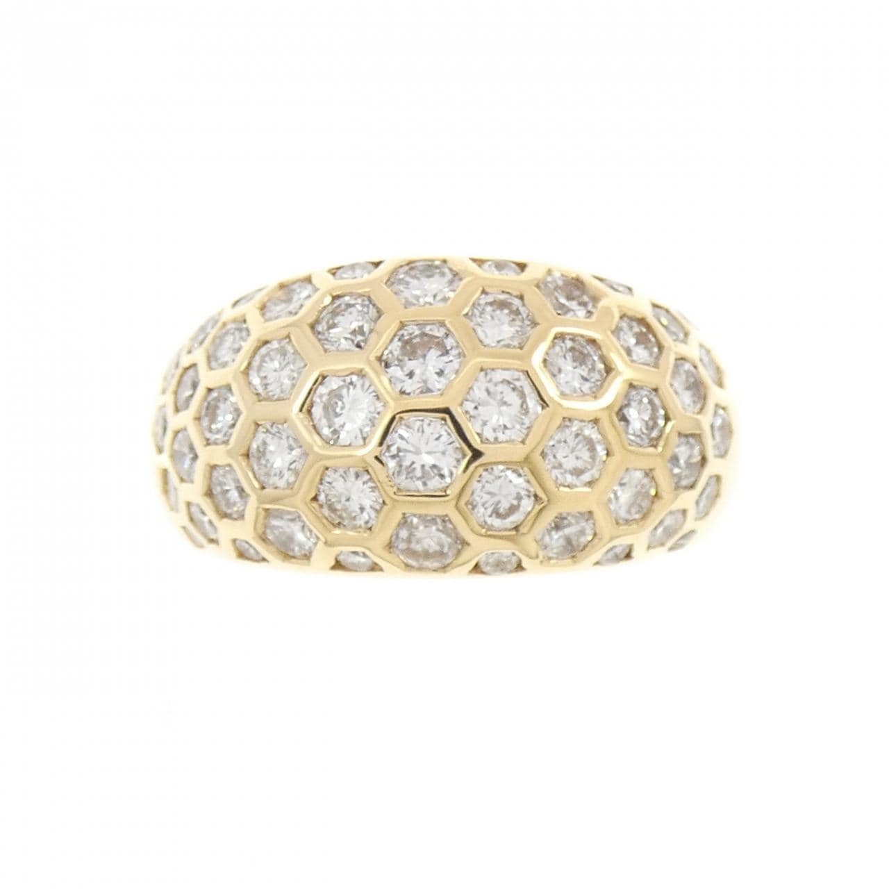 K18YG ダイヤモンド リング 2.15CT