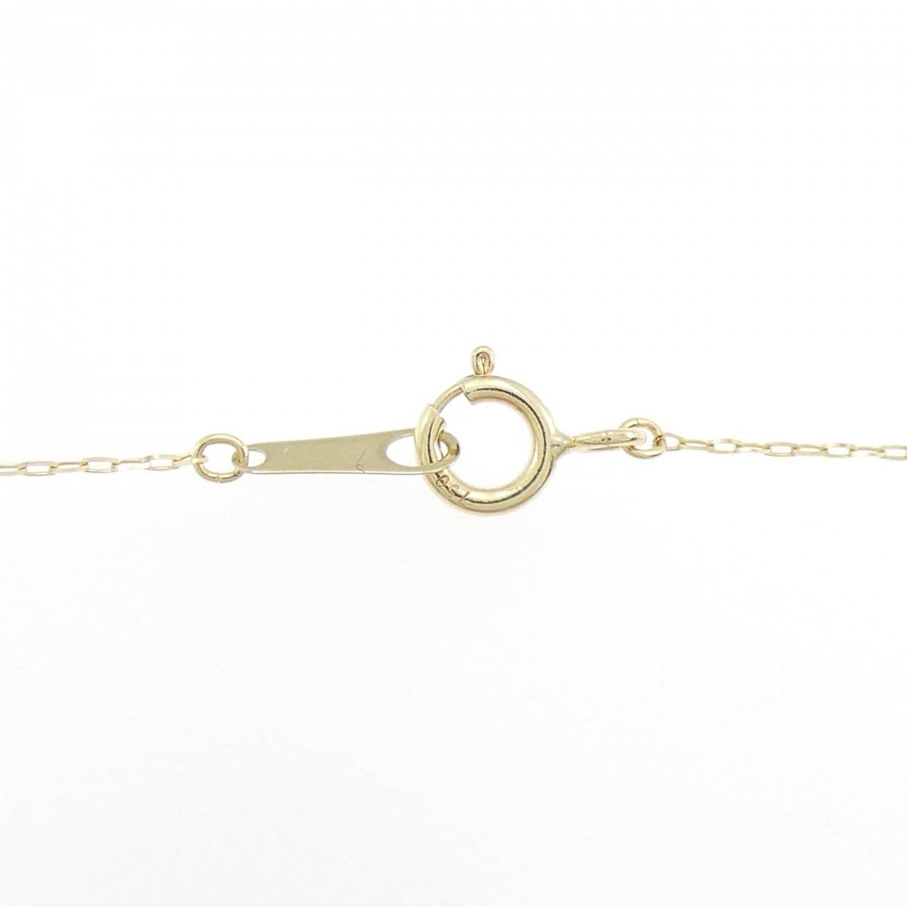 【リメイク】K18YG ダイヤモンド ネックレス 0.10CT