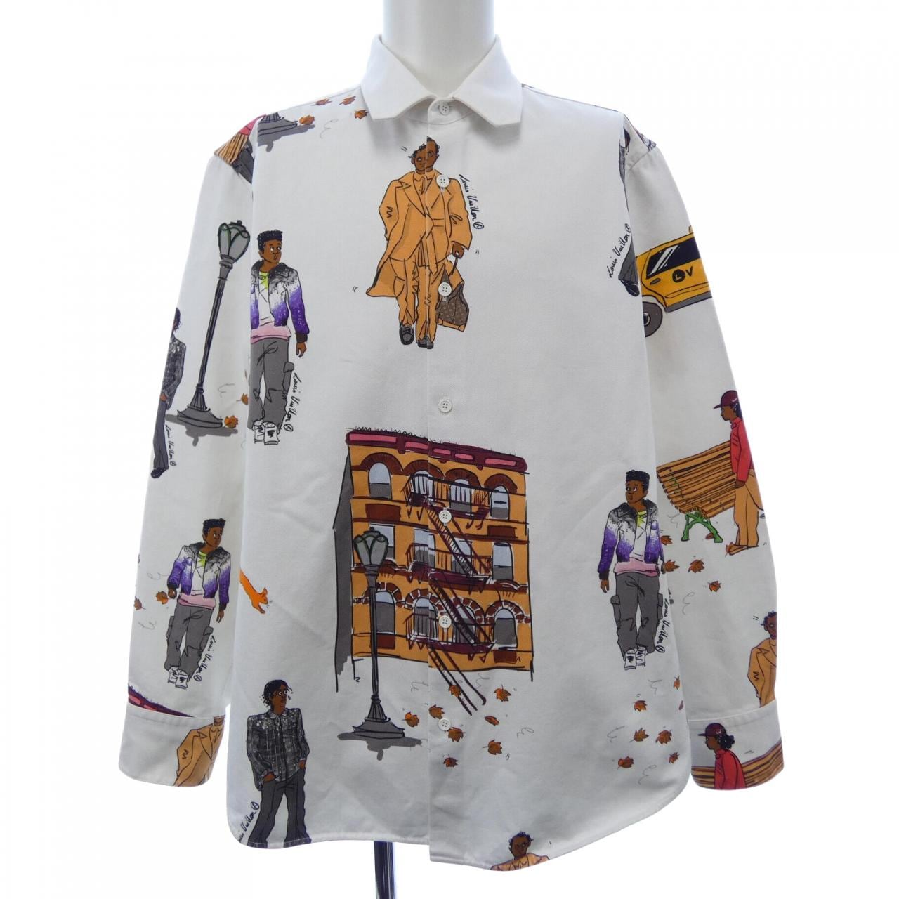 ルイヴィトン LOUIS VUITTON ニューウォーカーズプリント HHS66WQKQ シャツ