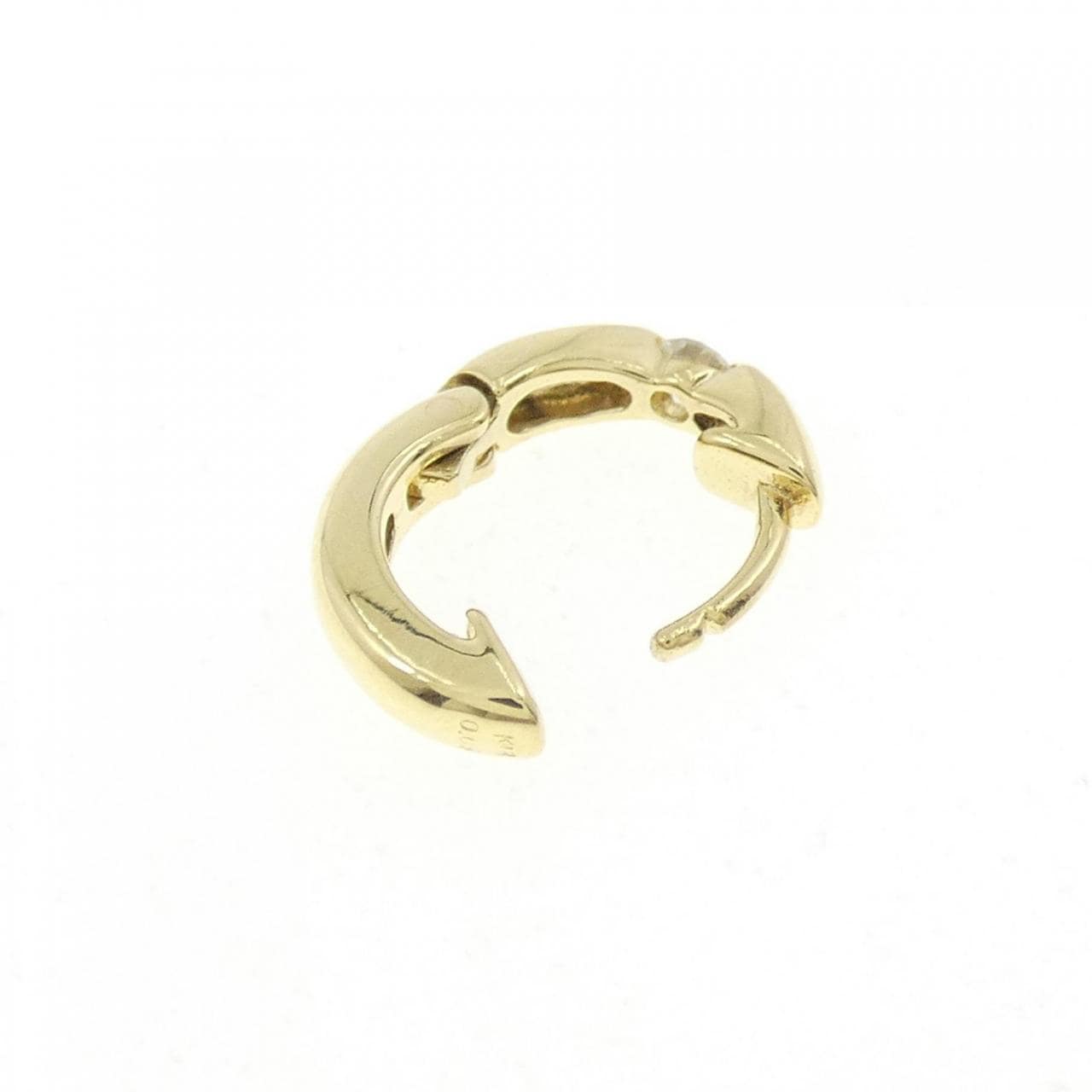 K18YG ダイヤモンド ピアス 0.05CT 片耳