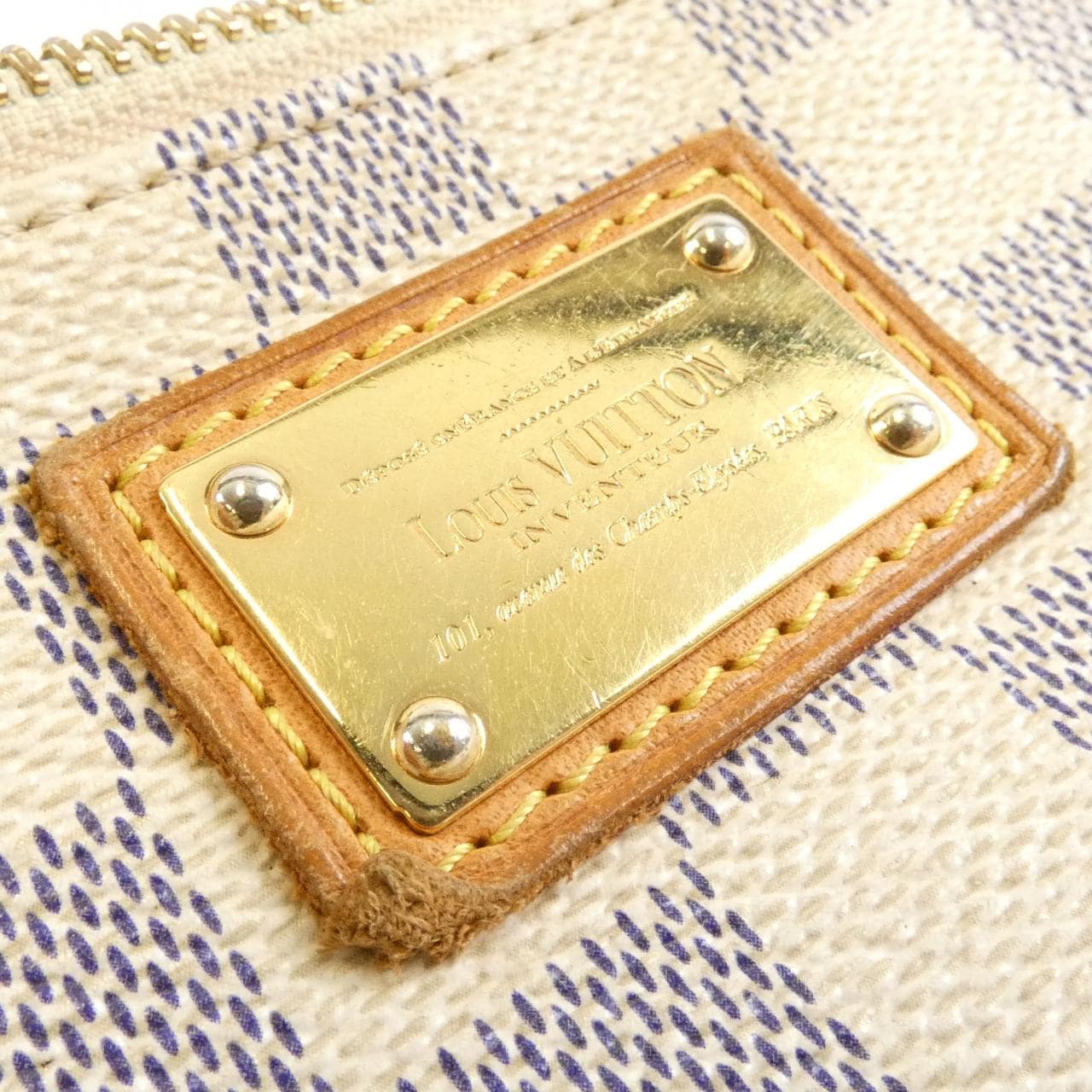 ルイヴィトン ダミエ アズール ポシェット ミラ MM N60027 アクセサリーポーチ