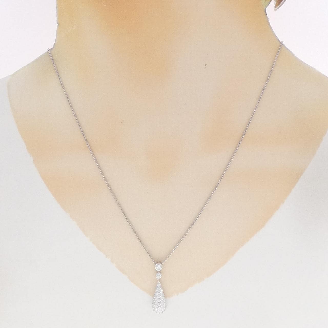 ミキモト ダイヤモンド ネックレス 0.92CT