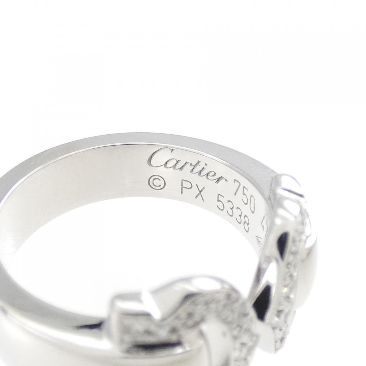 Cartier logo outlet ring