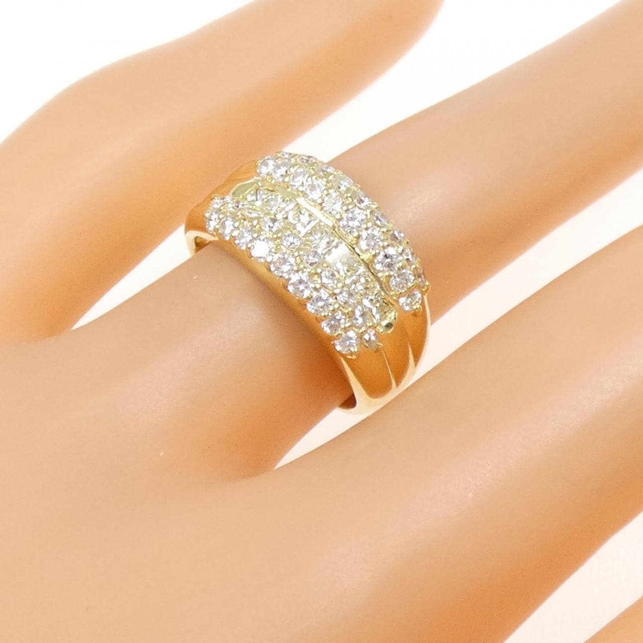 K18YG ダイヤモンド リング 1.00CT