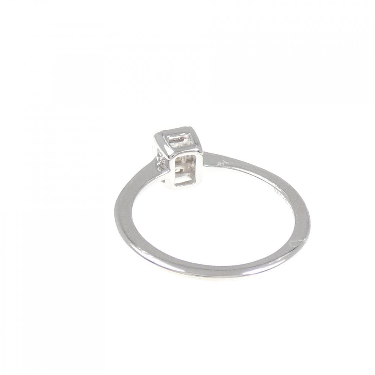 750WG ダイヤモンド ピンキー リング 0.107CT