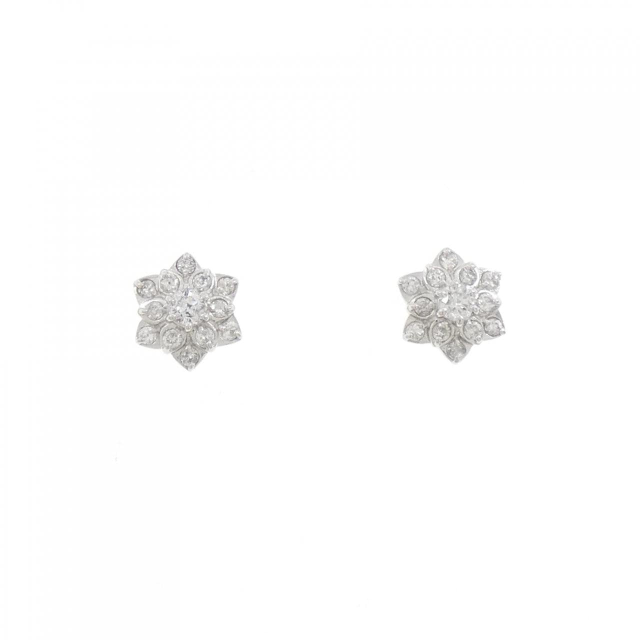 PT ダイヤモンド ピアス 0.50CT