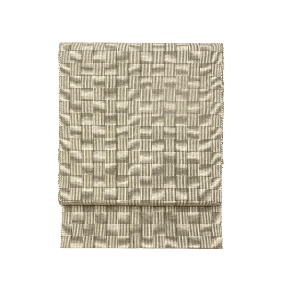 【新品】名古屋帯　竹絲布【小千谷】