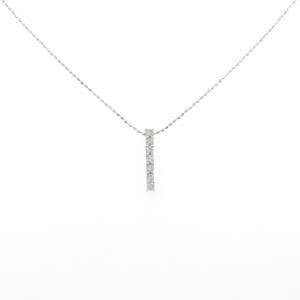 K14WG ダイヤモンド ネックレス 0.15CT