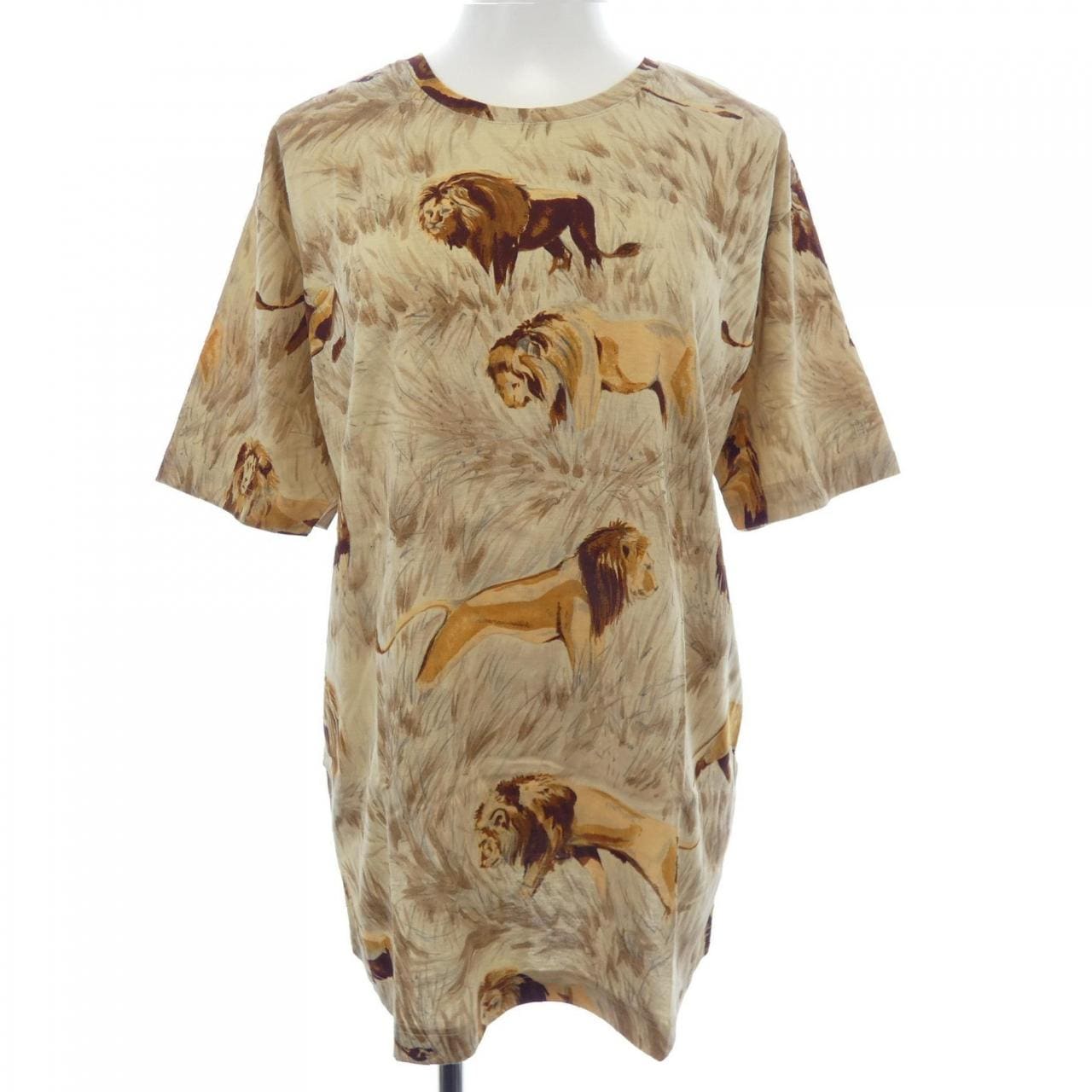 【ヴィンテージ】エルメス HERMES LIONS DANS LA SAVANE Tシャツ